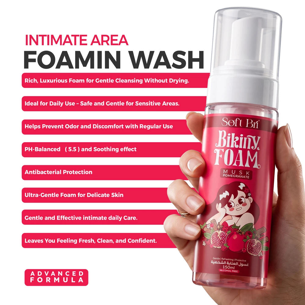 Soft Bri Bikini Foam – Musk Pomegranate