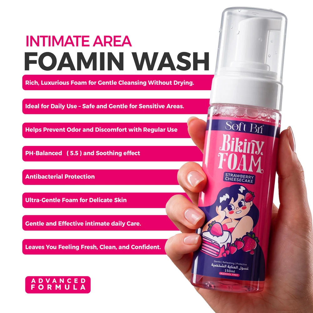 Soft Bri Bikini Foam – Strawberry Cheesecake