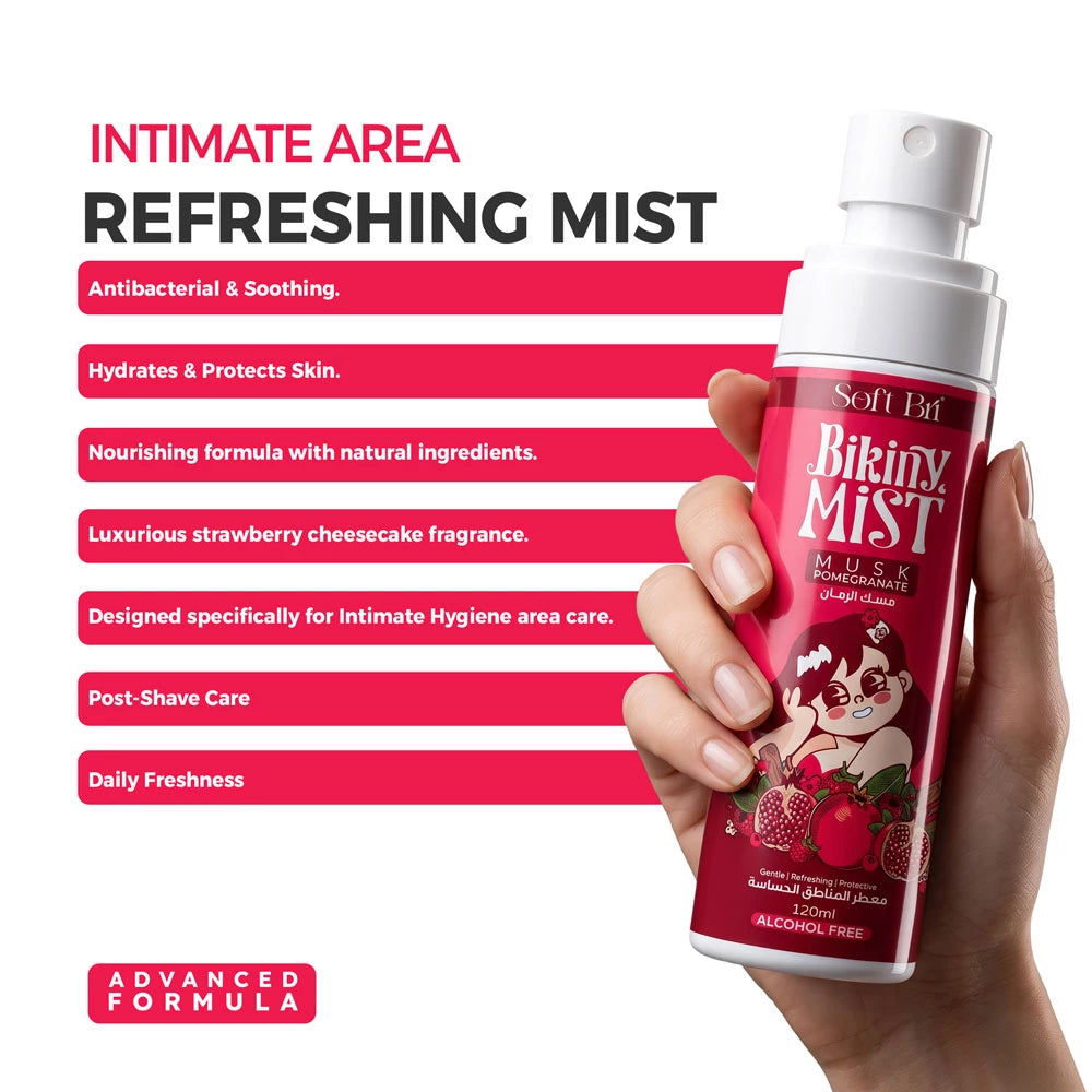 Soft Bri Bikini Mist – Musk Pomegranate