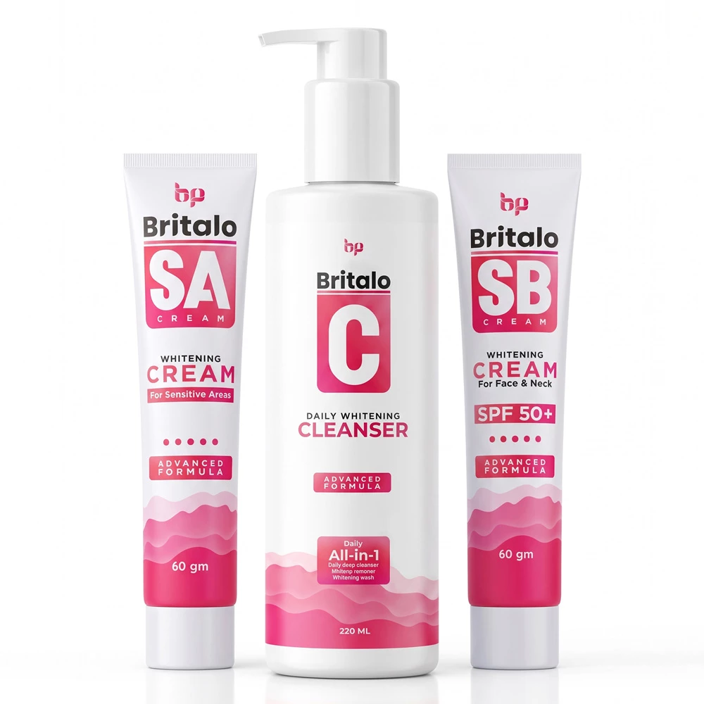 Britalo whitening skin and sensitive areas